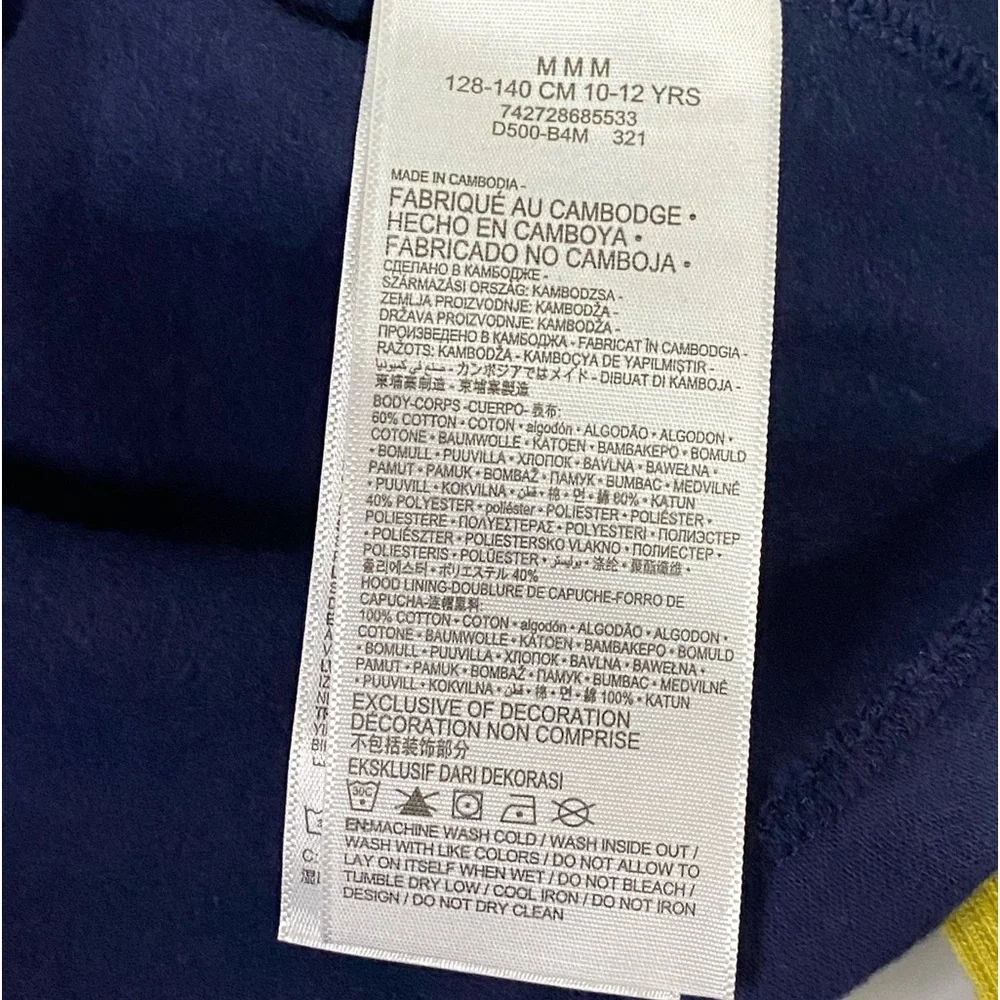 Levi’s Girl’s Striped Logo Hoodie - Picture 6 of 6